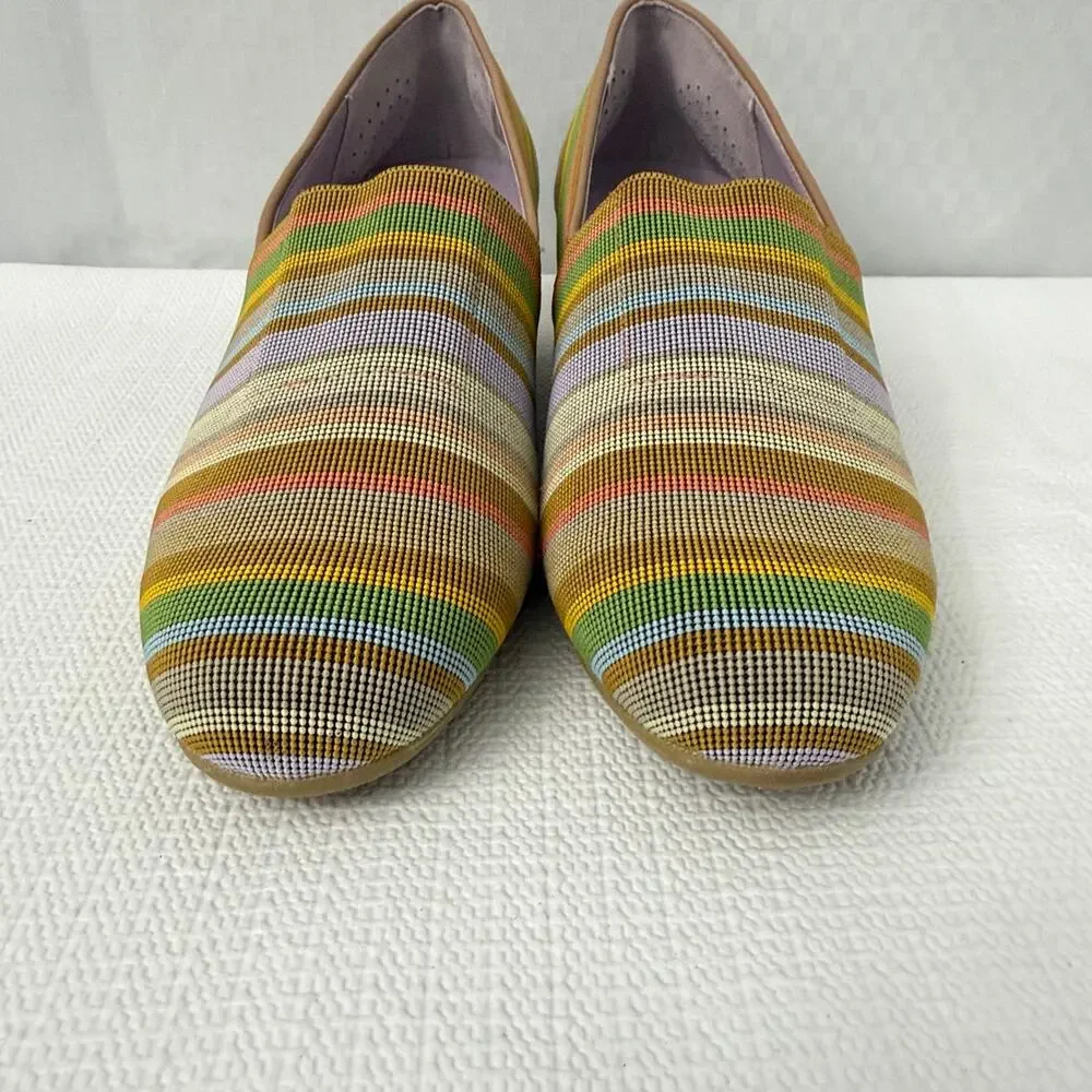 SAS Becky Wedge Espadrilles Women’s 7.5 Wide Italy Multicolored Comfort Shoes